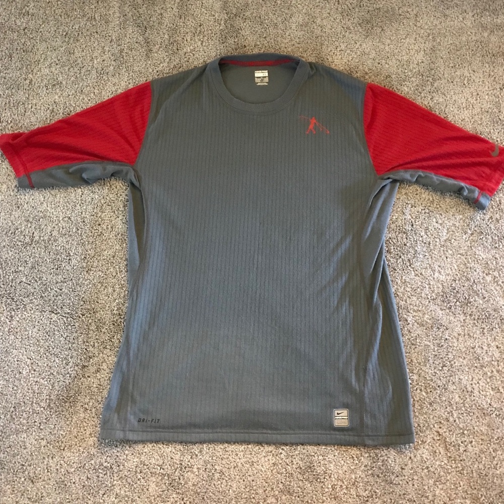 Nike swingman dri fit warm up thermal tee shirt xl